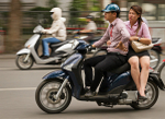 One handed in Hanoi