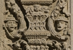 Chancel arch, left pilaster detail