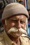 Porbander India bullock cart driver