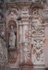 San Matías, façade, second story sculpture niche & relief (left)