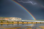 z2529 Rainbow Storm over Culver Down