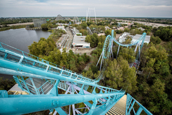 Abandoned Six Flags (New Orleans, LA) | Zydeco Screamer Ride Peak
