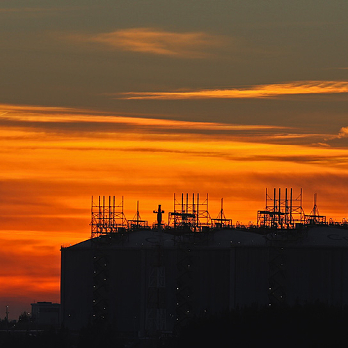 Sunset at Canaport, Saint John NB