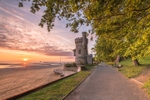 ab381 Appley Tower Summer sunrise