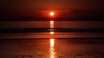 Sunset on Dinas Dinlle