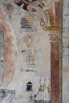 Virgin Immaculate, detail, symbols (right)