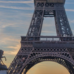 Eiffel Tower and the Arabic Horseman, Paris
