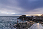 Early Morning swim at the forty foot, Sandycove