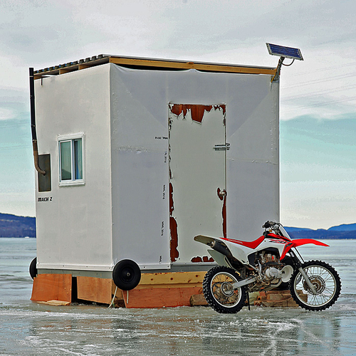 Ice Shack New Brunswick Canada
