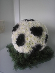 33 - Football with turf tribute