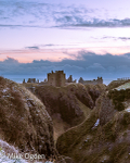 Dunnotar Castle along the Ravine at Dawn, 1