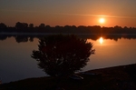 River Danube and Belene Island, Pleven Province, Bulgaria