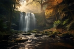 pr020 Autumn Falls