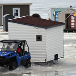 Ice Shacks New Brunswick Canada