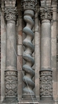 Capilla del Sagrario, portal columns & salomónica