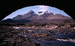 The Cuillins from the old bridge at Sligachan