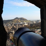 Gun-port, Edinburgh Castle, Scotland