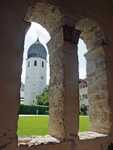 Bell tower on Frauen Insel, Cheimsee