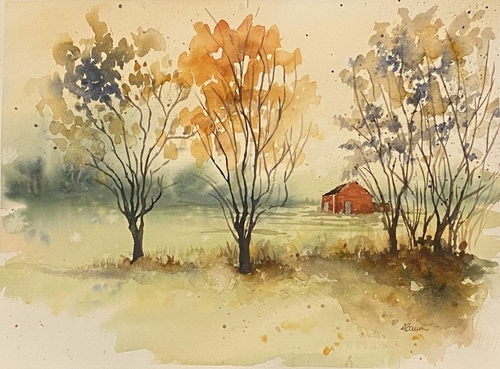 This lowly building, standing in the middle of nowhere with the Fall winds from the north slowly eroding the leaves f…