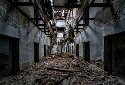 Abandoned Romanian Prison Cell Block