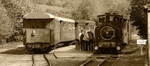 WLLR The Countess with the train bound for Llanfair meets The Earl