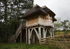 Bird hide at Llangors Lake