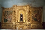 San Agustín, nave La Soledad chapel & altarpiece