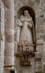 SS Pedro & Pablo, façade, lower story, inner right sculpture niche