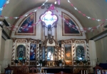 Zacatepec, Oaxaca, Santiago, high altar
