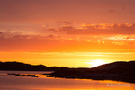 Burnt Orange Sunset, Sky Road, Connemara, Ireland.