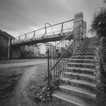 Lattice Bridge Saltaire (square format)