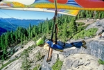 Hang Gliding in Yosemite Natl. Prk. - Calif., USA