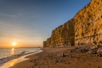 Burton Bradstock Golden Hour, Dorset