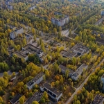 Pripyat aerial