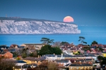 z4239 Moonrise over Culver Down