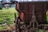 old red wagon