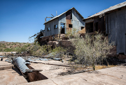 Vulture City, Arizona | Dilapidated Mine
