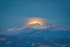 Moon Setting In Big Horn Mountains