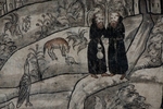N wall mural, Augustinian Eremitic Life, detail