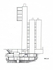 Elevation of section east/west