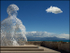 Antibes - Sculpture & Cloud