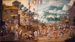 Folding Screen (Biombo) with Indian Wedding and Flying Pole portfolio
