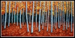 Aspens In The Fall (4 foot x 2 foot) £450