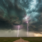 Forked Lightning Supercell, Colorado High Prairie