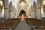 Wells Cathedral interior at photography at dusk_111
