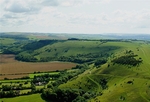 South Downs towards Devil's Dyke, East Sussex