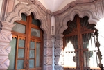 Cloister, upper story multifoil windows