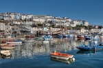 Early morning reflections at Brixham Harbour