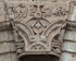 Hospital chapel, La Concepción, portal archivolt keystone
