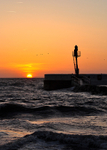 Sunrise by The Banjo Pier Looe